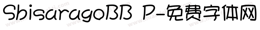 SbisaragoBB P字体转换